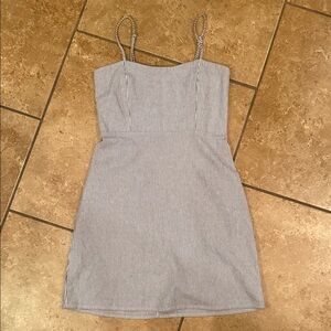 NWOT - BRANDY MELVILLE 
Blue and White Pinstriped Mini Dress